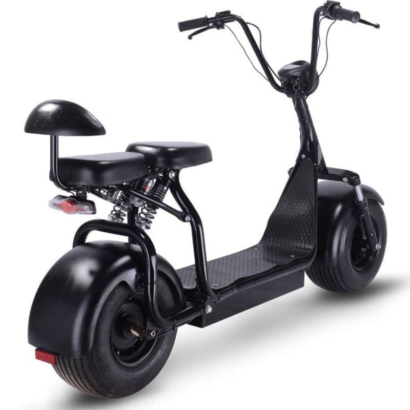 MotoTec Knockout 60v 1000w Electric Scooter Black | My Garage Supplies