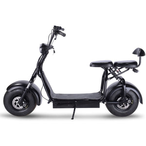 MotoTec Knockout 60v 1000w Electric Scooter Black | My Garage Supplies