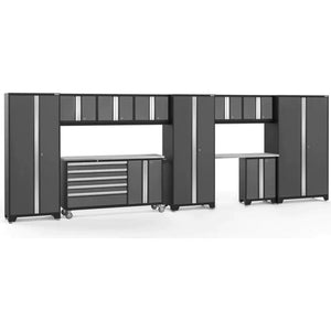 NewAge Bold 3.0 Series 11-Piece Garage Cabinet Set With Project Center-