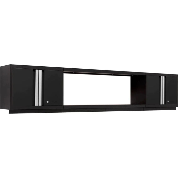 NewAge Bold 3.0 3-Piece Wall Cabinet Set With 48" Integrated Display Shelf-
