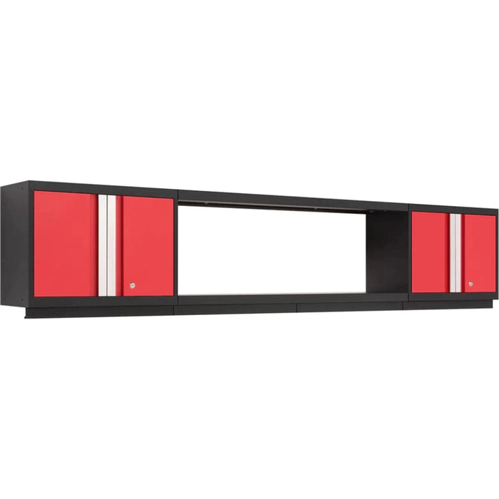 NewAge Bold 3.0 3-Piece Wall Cabinet Set With 48" Integrated Display Shelf-