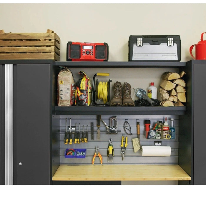 NewAge Bold 3.0 3-Piece Wall Cabinet Set With 48" Integrated Display Shelf-with tools