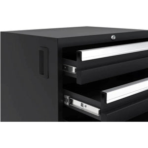 NewAge Bold Series 9 Piece Cabinet Set With Base, Tool, Wall Cabinets and 30 in. Lockers-
