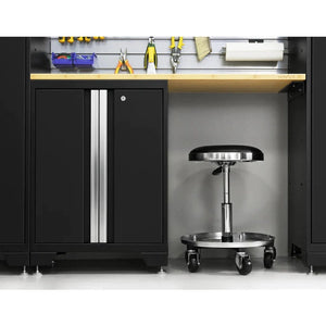 NewAge Bold Series 9 Piece Cabinet Set With Base, Tool, Wall Cabinets and 30 in. Lockers-