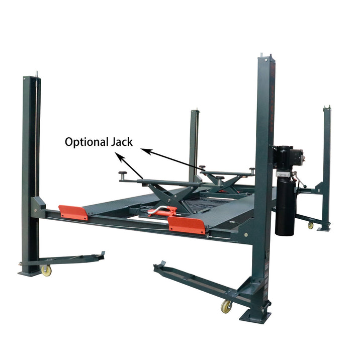 Stratus | SAE-P49 4 Post 9000 Lbs Capacity Manual Release Storage Parking Car Lift With Castors