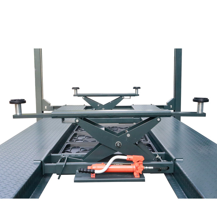 Stratus | SAE-P49 4 Post 9000 Lbs Capacity Manual Release Storage Parking Car Lift With Castors