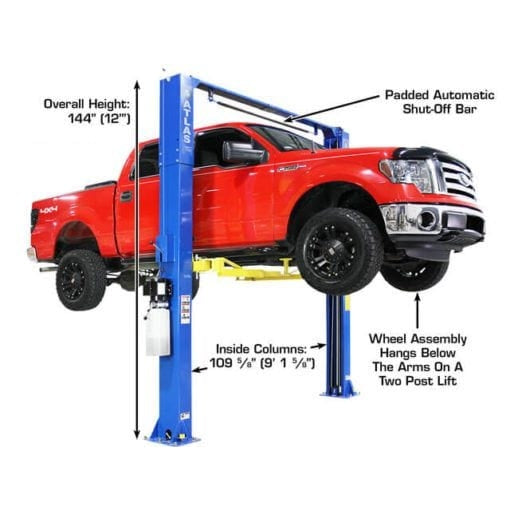 Atlas PRO-9D 9,000 lb Overhead 2-Post Lift