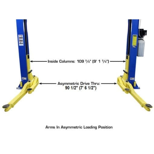 Atlas PRO-9D 9,000 lb Overhead 2-Post Lift