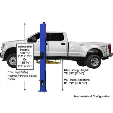 Atlas Platinum PVL10 ALI Certified 10,000 lb Overhead 2 Post Lift