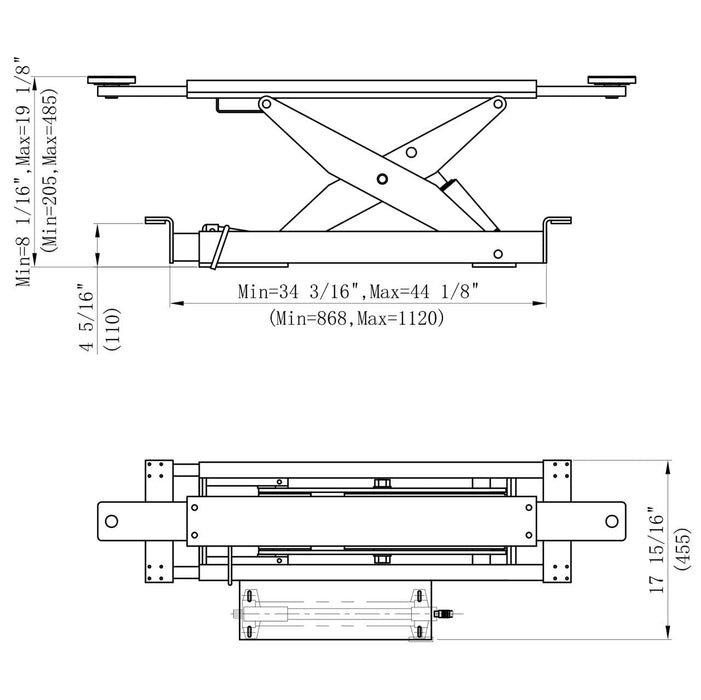 Stratus | SAE-BJ5 Sliding Bridge Jack