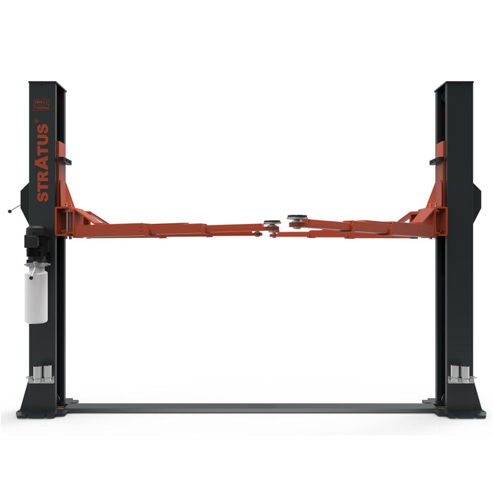 Stratus | SAE-F12X 2 Post Extra Wide Floor Plate 12,000 Lbs Capacity Single Point Manual Release Auto Lift