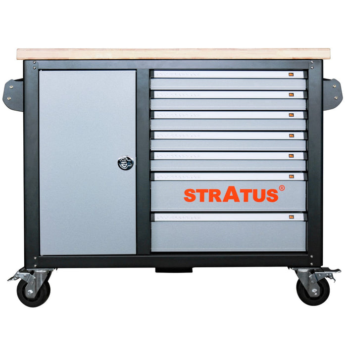 Stratus | SAE-TL1446 Heavy Duty Mobile 46" W 14-Drawer Tool Chest Workbench