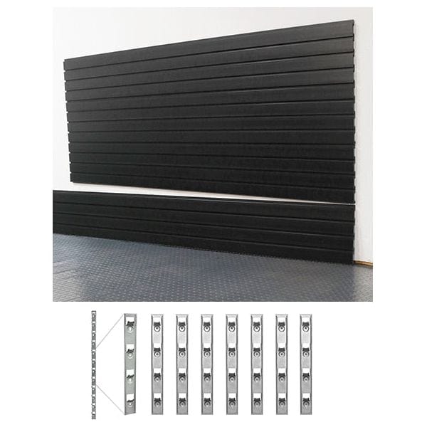 StoreWall | 8′ Standard Duty Slatwall (4 pcs) + Installstrips