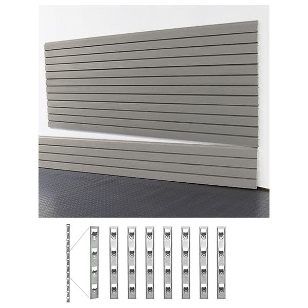 StoreWall 8′ Standard Duty Slatwall (4 pcs) + Installstrips — My