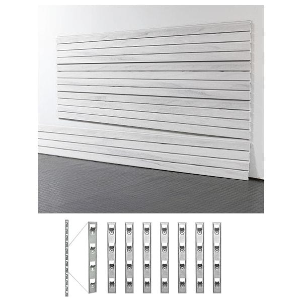 StoreWall | 8′ Standard Duty Slatwall (4 pcs) + Installstrips