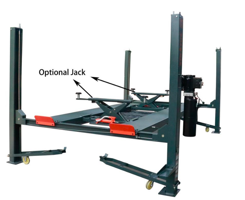 Stratus | SAE-P49 4 Post 9000 Lbs Capacity Manual Release Storage Parking Car Lift With Castors