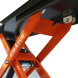 Stratus SAE-MS9000X Extra Wide Mid Rise Scissor Lift in close view