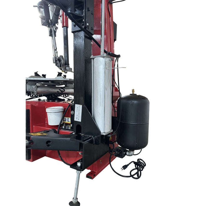 Tuxedo TC-1300 Tire Changer -- Tiltback Press Arm w/ Leverless Demount Tool