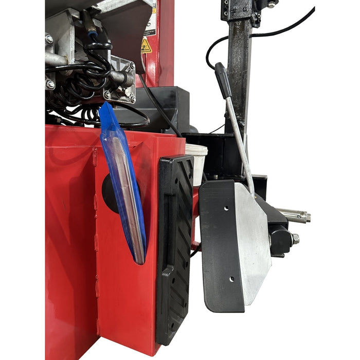 Tuxedo TC-1300 Tire Changer -- Tiltback Press Arm w/ Leverless Demount Tool