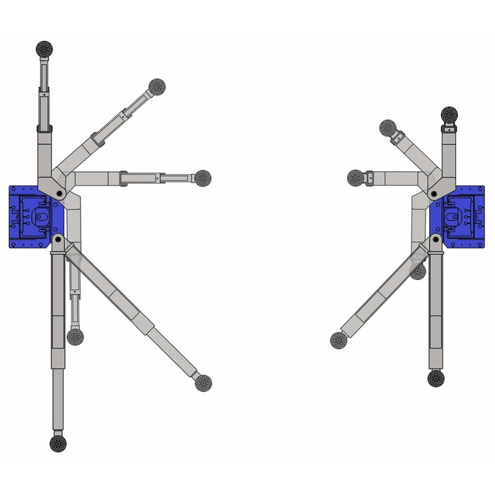 iDEAL TP10KAC-DX 10,000 lb Two Post Clear Floor --Direct Drive - Bi-Symmetric - 3 Stage - Single Point ALI Certified W/PU