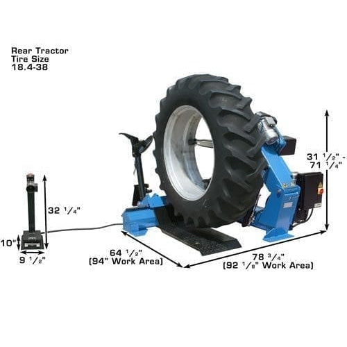 Atlas TTC303 Large Truck Tire Changer