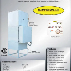 TUXEDO RS-1001 DIRECT FIRED AMU HEATING SYSTEM