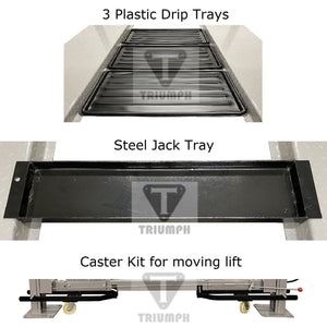 Triumph NSS-8 8,000 lb Service Storage Four Post Lift accessories