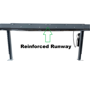 Triumph NSS-8 X1 8,000 lb 4 Post Car Lift runway