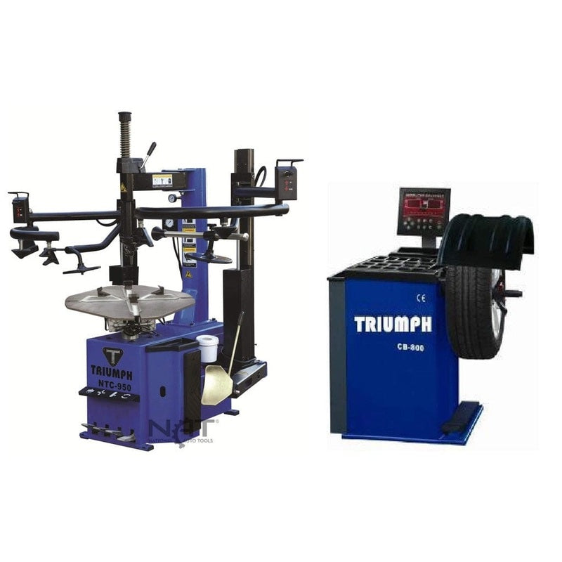 Triumph | NTC-950-2 Tire Changer + NTB-800 Wheel Balancer Combo — My ...