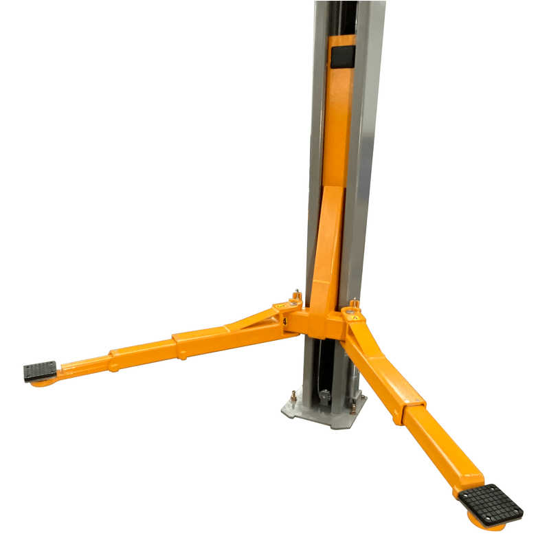 Triumph | NTO-11A 11,000 lb Two Post Auto Lift Arms open