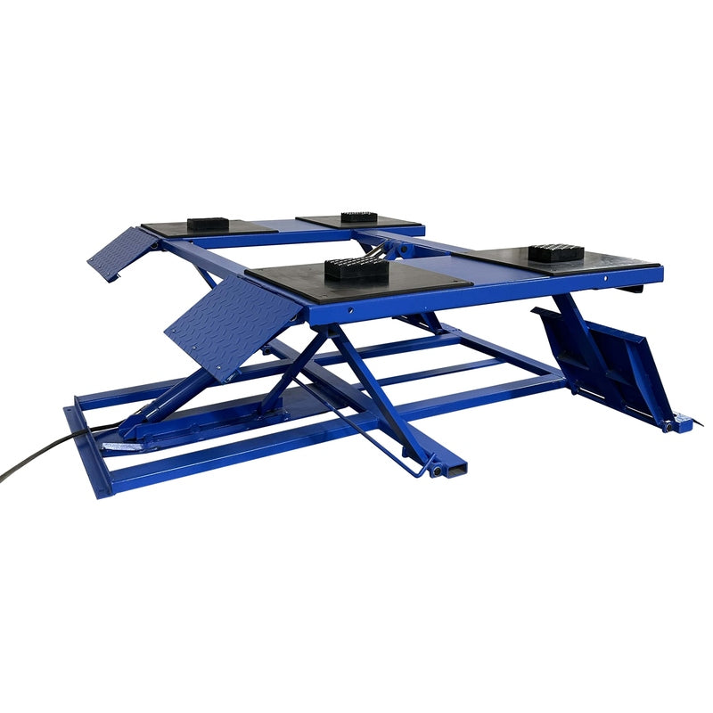 Tuxedo LR-26-PAD 6,000 lb Low-Rise Scissor Lift with Rubber Spacer Blocks Included.