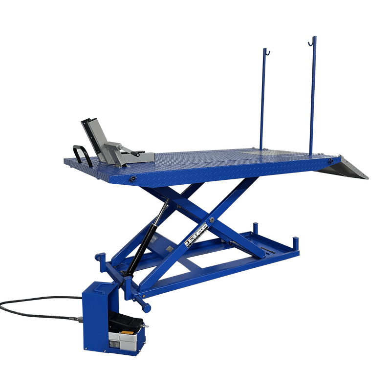 Tuxedo M-1500C-HR 1,500 lb High Rise Motorcycle Lift Bench with Service Support Poles Included