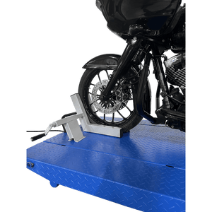 Tuxedo M-1500C-HR 1,500 lb High Rise Motorcycle Lift Bench with motorcycle