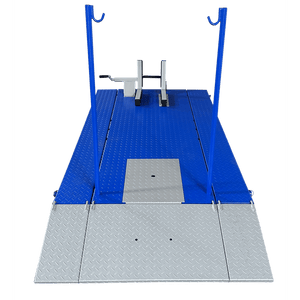 Tuxedo M-1500C-HR 1,500 lb High Rise Motorcycle Lift Bench in top view