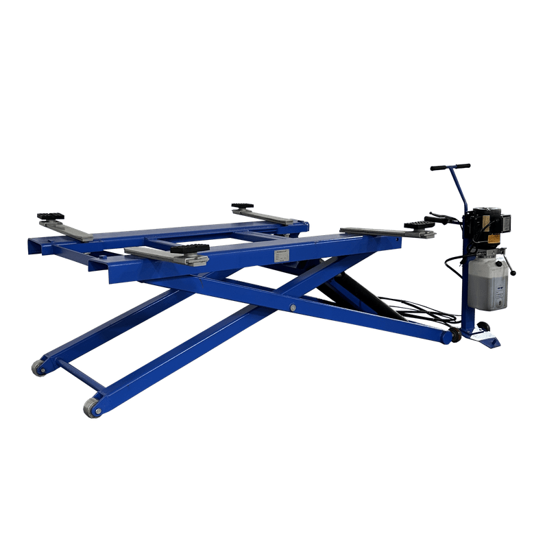 Tuxedo MR6K-48X 6,000 lb Mid-Rise Scissor Lift in side view