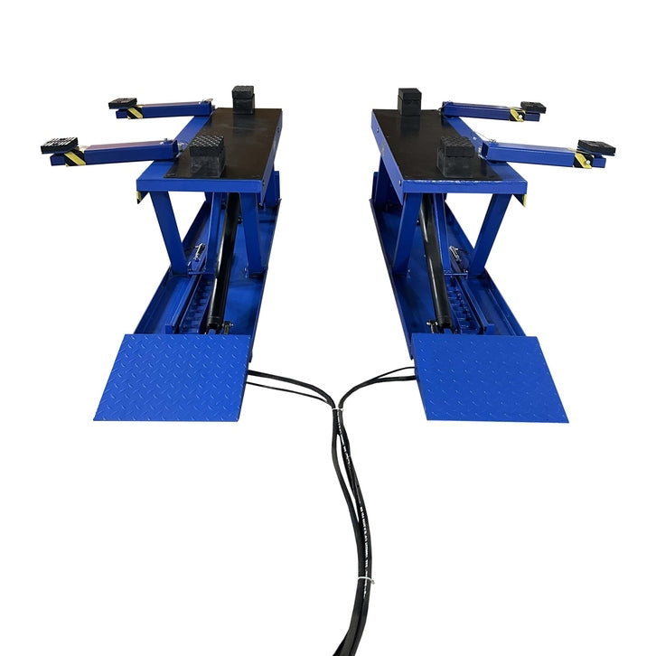 Tuxedo PL6K 6,600 lb Low-Rise Pit Lift - Includes Power Unit and Stand in front view