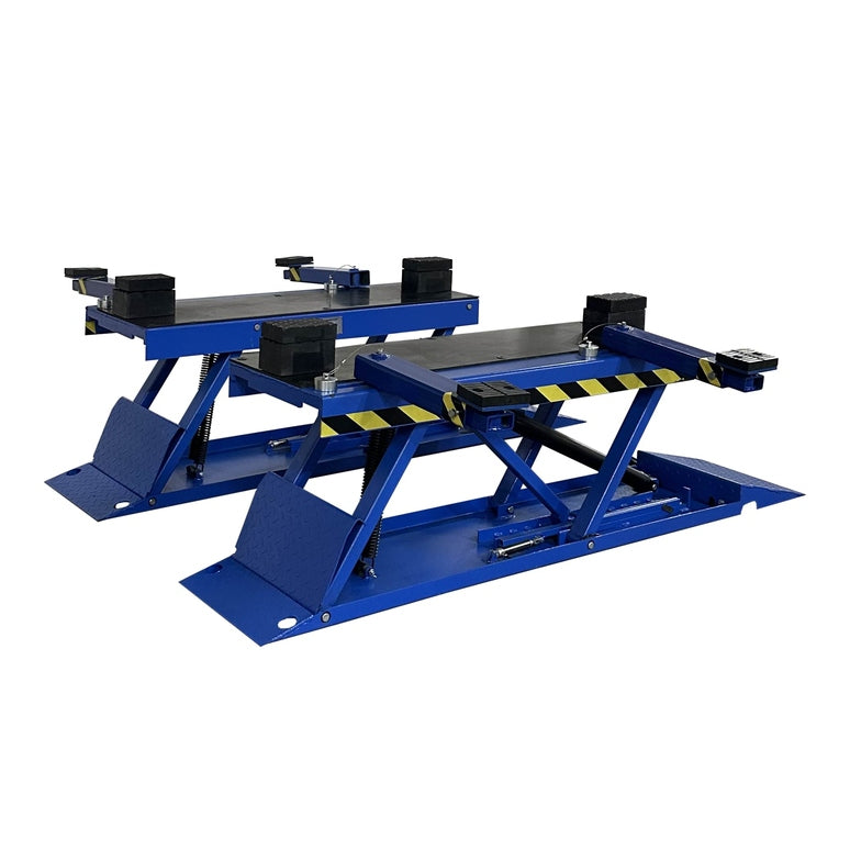 Tuxedo PL6K 6,600 lb Low-Rise Pit Lift - Includes Power Unit and Stand in side view