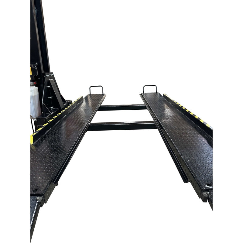 Tuxedo SP-6K-SS 6,000 lb Single Post Storage Lift- steel runway