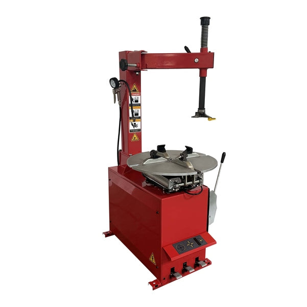 Tuxedo TC-400M-B Motorcycle Tire Changer in side view