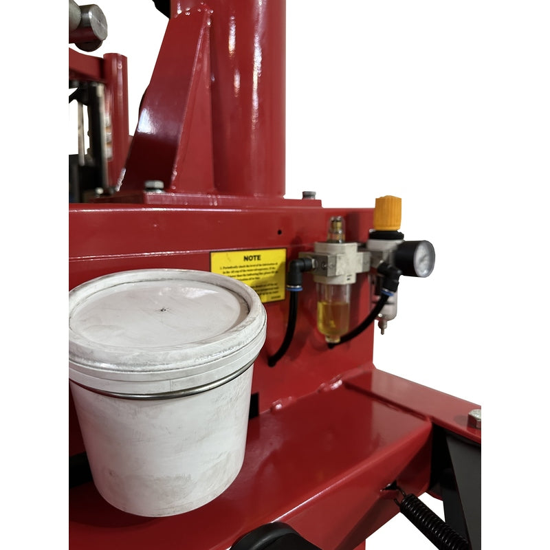 Tuxedo TC-530 Tire Changer with air filter, regulator