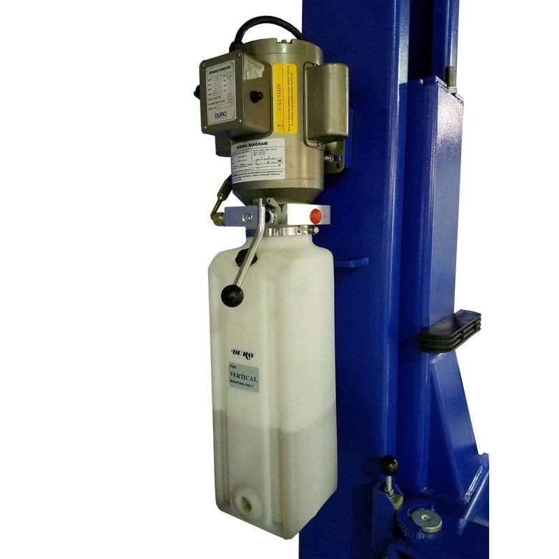 Tuxedo TP12KFX 12,000 lb Two Post Floor Plate Lift- motor