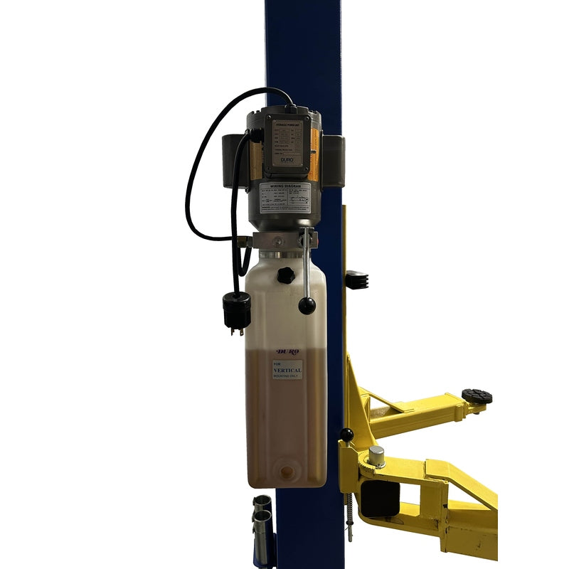 Tuxedo TP9KACX 9,000 lb Two Post Clear Floor - motor