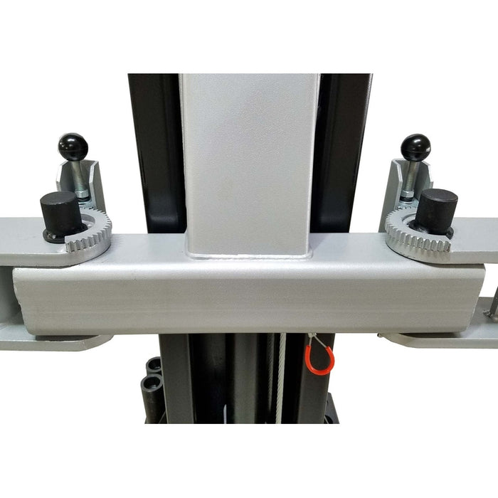 Tuxedo TP9KF-TUX 9,000 lb Two Post Floor Plate - release arms restraints