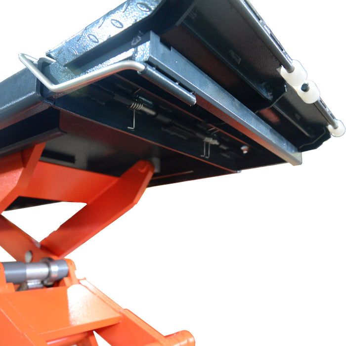 Stratus | SAE-UT12000 Commercial Grade On-Ground Or In-Ground Mount Low Profile Full Rise Scissor Car Lift