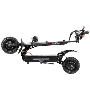 Yume Hawk 2400W 43MPH Dual Motor Electric Scooter Folded