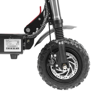 Yume Hawk 2400W 43MPH Dual Motor Electric Scooter front tire