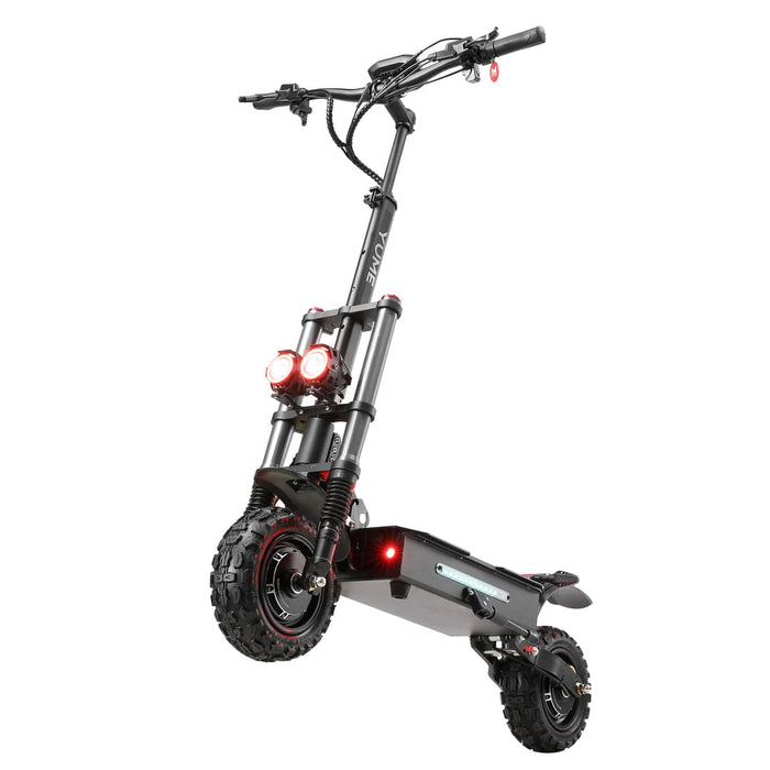 Yume Hawk 2400W 43MPH Dual Motor Electric Scooter Lifted Up