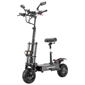 Yume Hawk 2400W 43MPH Dual Motor Electric Scooter with Mirrors