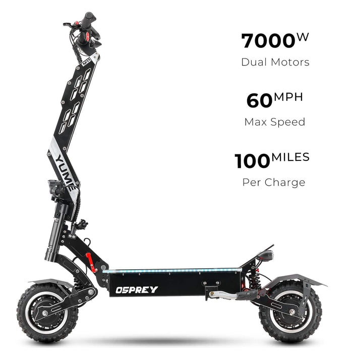 Yume Osprey 7000W 60MPH Electric Scooter stats