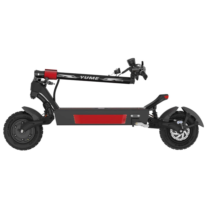 Yume Predator 72V 8000W High-Speed Electric Scooter folded